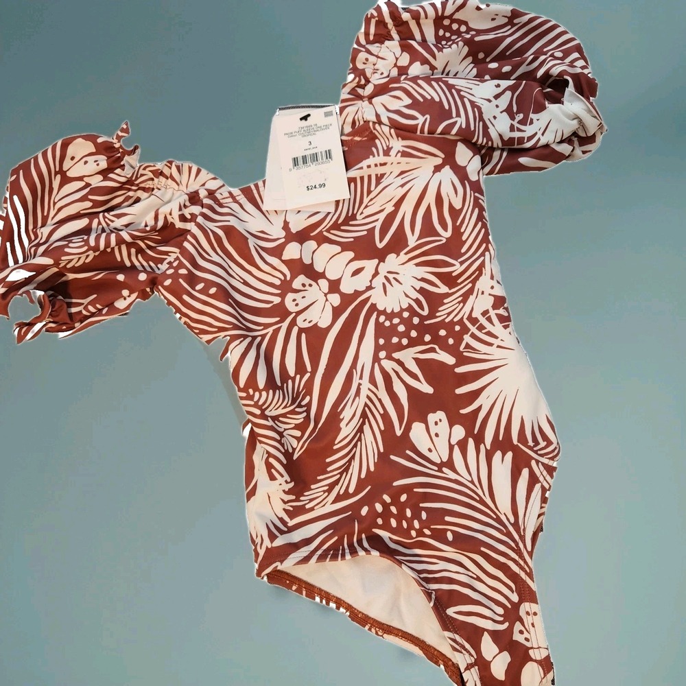 COTTON ON NWT Toddler Floral One Piece Swimsuit - Size: 3T‎